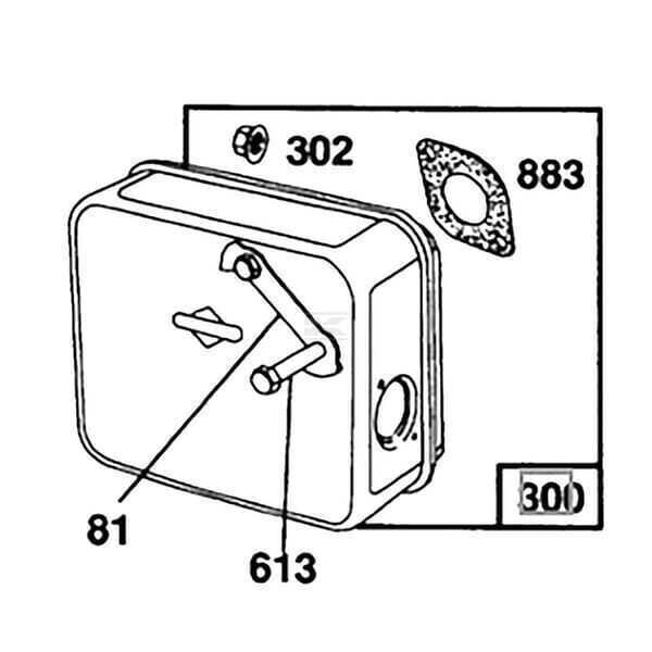 Exhaust - 492746 - Briggs & Stratton