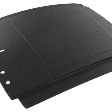 AL-KO PVC mud flap - 1258651 - Spray protection 200mm BL RAL9017