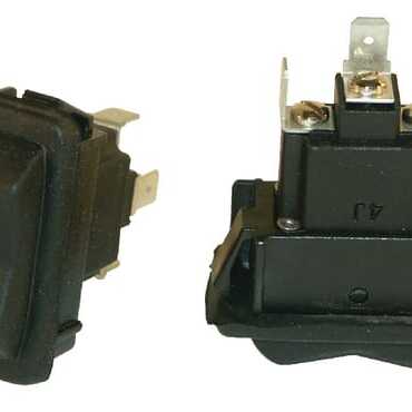 John Deere Cobo Rocker switch - 1702660000 - Rocker switch, (I)-0-(II), mom-off-mom, 3-pin