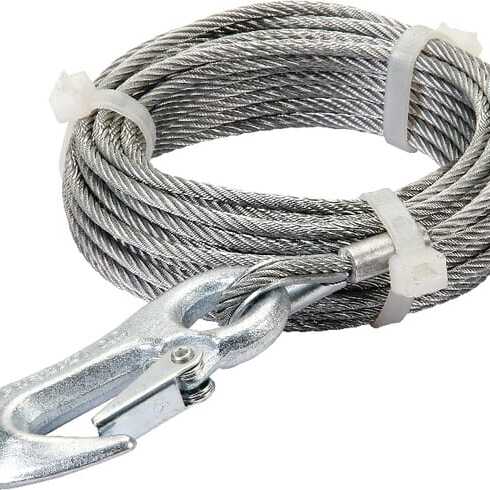 AL-KO Steel wire for wire winch - 1730136 - Cord for 351 OPTIMA 10m