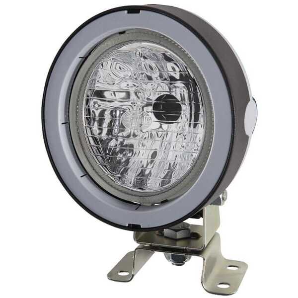 John Deere Work lights round H3 - 1GM996134061 - Work light Halogen, 55/70W, round, 12/24V, transparent, housing: grey, 110x103x