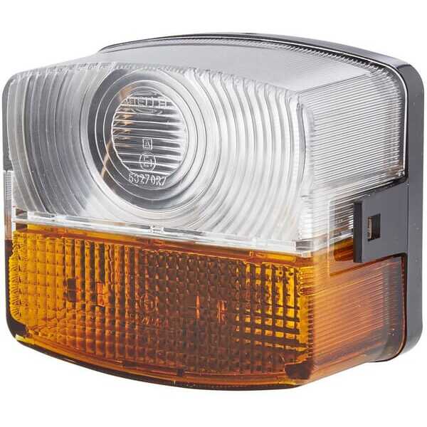 John Deere Direction and position lamp - 2BE003182091 - Direction and position light LH 21W, square, 12V, amber/transparent, bol