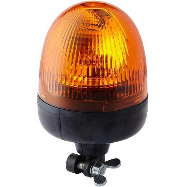 John Deere Warning beacon flexible KL Rotacompact FL Hella - 2RL009506001 - Rotating beacon Halogen, round, 12V, amber, pole mou