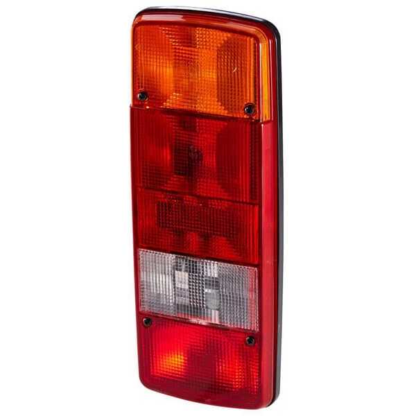 John Deere Rear light 343x133mm - 2SK003567331 - Rear light LH rectangular, 12/24V, red/amber/white, bolt on, 343x75x133mm, Hell