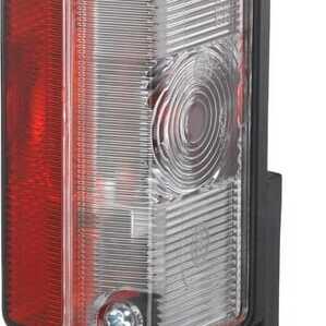 John Deere Side lamp - 2XS005020021 - Marker light 4W, rectangular, 12/24V, red/white, bolt on, 120x37x42mm, Hella