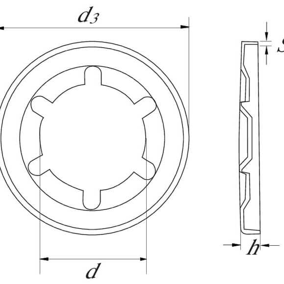 AL-KO Starlock retaining rings OE - 513010 - Quick Fastener 16 SXN27