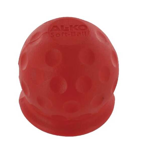 AL-KO Protection cap for trailer coupling - 605307ALKO - Tow ball protection cover, red, soft, AL-KO