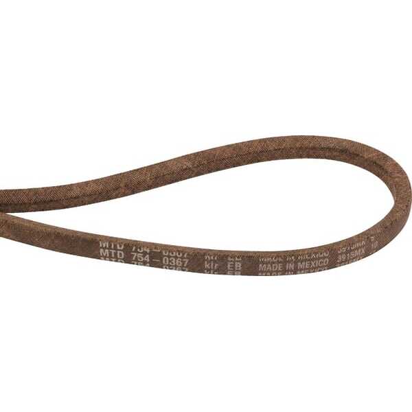 MTD V-belts overview - 7540367 - V-belt