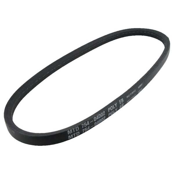 MTD V-belts overview - 75404002 - V-belt