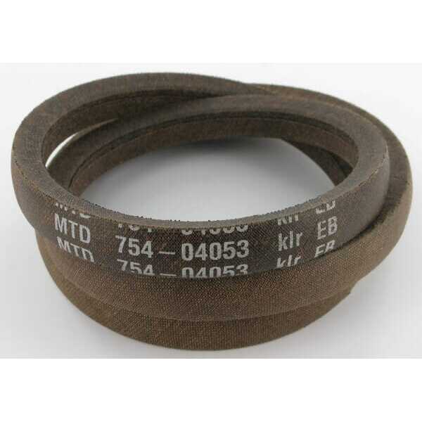 MTD V-belts overview - 75404053 - V-belt