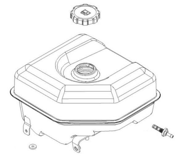 Briggs & Stratton Fuel tank - 799782 - Fuel tank