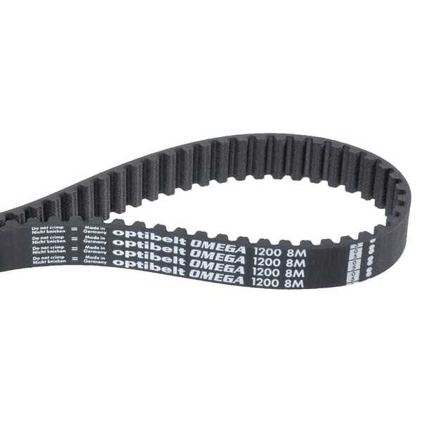 MTD Timing belts Omega 8Mwidth 20mm - 8M128020 - Timing belt 8M 160 teeth 1280x20mm Optibelt