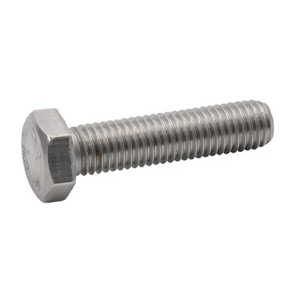 John Deere DIN 933 hexagonal head set screws, metric 10.9 zinc-plated - 9331640109 - Hexagon head bolt DIN933 M16x40 steel zinc-