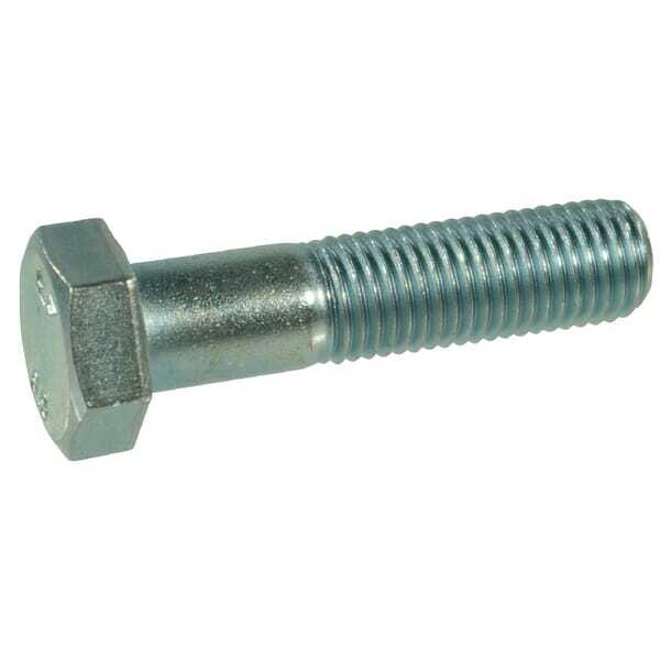 John Deere DIN 960 hexagonal screws, metric fine 10.9 zinc plated - 960201580109 - Hexagon head bolt DIN960 M20x1.50x80 steel zi