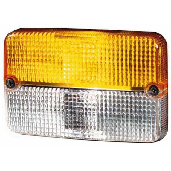 John Deere Separate lamp lens for indicator and position lights - 9EL997459001 - Light lens, amber/transparent, rectangular LH/R