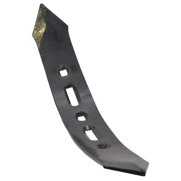 John Deere Cultivator points overview - CP121KR - Cultivator point 490x75x10mm, reversible right, curved, 4 hole, suitable for A