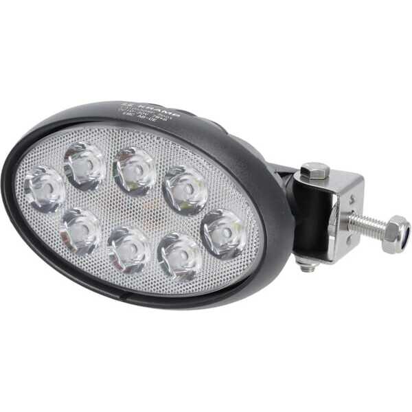 John Deere Work light oval LED - LA10558SP - Work light LED, 56W, 5320lm, oval, 10/30V, 160x129x68mm, Deutsch plug, Spot, 8 LED'