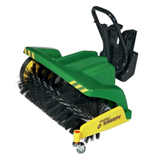 John Deere R40988 RollySweepy sweeping machine - R40988 - Sweeper machine John Deere, green, from age 3, rollySweepy by Rolly To