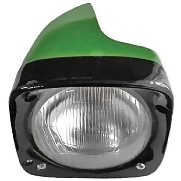 John Deere  - VPM3275 - Forlygte halogen, højre, kvadratisk, gennemsigtig, monteres med bolte, Vapormatic