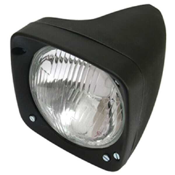 John Deere  - VPM3305 - Forlygte halogen,venstre, kvadratisk, gennemsigtig, monteres med bolte, Vapormatic